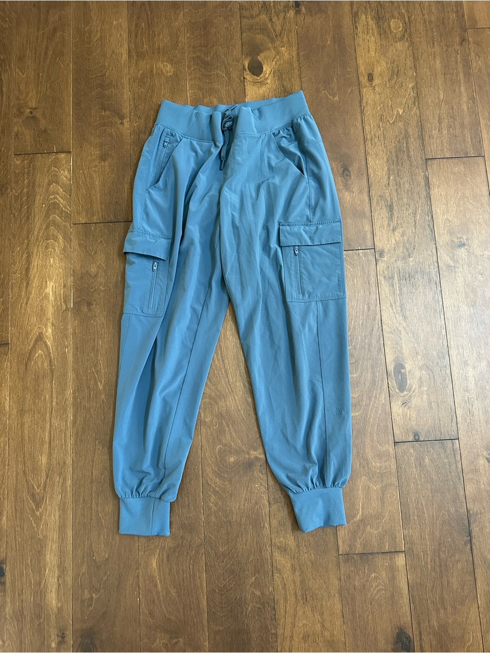 Light Blue Cargo Joggers